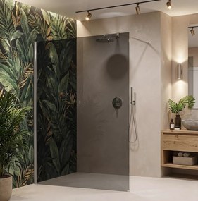 Kabina prysznicowa Walk-In Rea Flexi Grey / Chrome 130