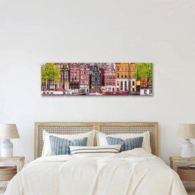 Obraz - Amsterdam, domy tańca (170x50 cm)