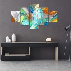 Obraz - Kolorowa abstrakcja (125x70 cm)