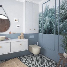 Przycisk spłukujący srebrny IPPO