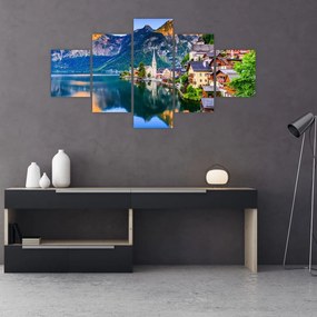 Obraz - Wieś alpejska (125x70 cm)