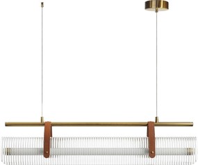 Lampa wisząca LED APP1796-CP Złota Szczotkowana