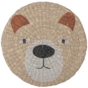 Dziecięca mata stołowa z trawy morskiej ø 38 cm Malla − Bloomingville Mini