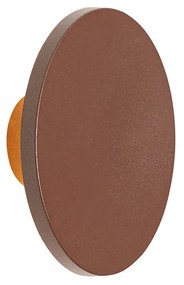 Nowoczesna lampa ścienna zewnętrzna brązowa rdza włącznie z LED IP54 - Skyf