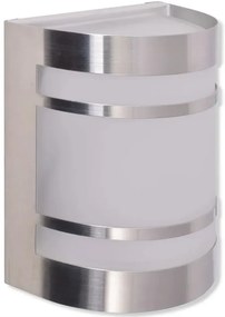 Srebrny kinkiet zewnętrzny ze stali nierdzewnej - O-007 W7-L98