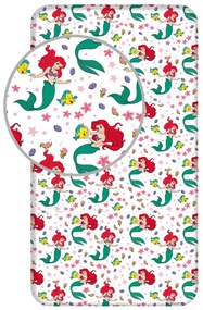 Bawełniane prześcieradło dziecięce z gumką 90x200 cm Ariela "Friends" – Jerry Fabrics