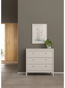 Szarobeżowa komoda 82x80x38 cm Madrid – Tvilum