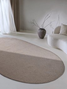 Dywan wełniany Villeroy &amp; Boch beżowy owal 160 cm x 230 cm