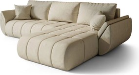 Narożnik BEDANTE TOKYO PREMIUM Prawy Monolith 02 z funkcją spania to eleganckie i funkcjonalne rozwiązanie do Twojego salonu.