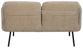 Beżowa sofa z tkaniny szenilowej 127 cm Bind – Ixia