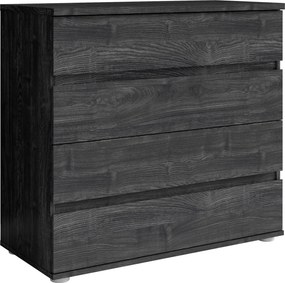 Komoda HEIMOR 91,5 cm do Salonu Sypialni Jesion czarny