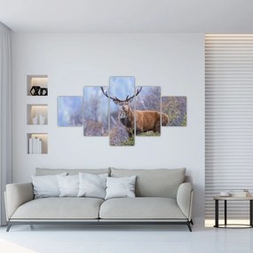 Obraz - Jeleń w krajobrazie (125x70 cm)
