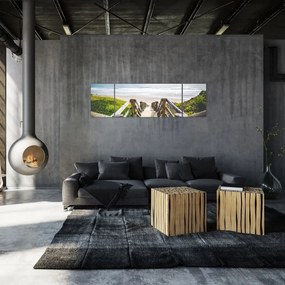 Obraz - Wejście na plażę (170x50 cm)