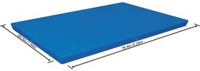 Przykrycie na basen stelażowy 221 x 150 cm BESTWAY