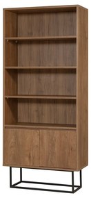 Biblioteczka Rea Black and Walnut