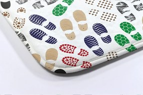 Dywanik łazienkowy antypoślizgowy Dywanik łazienkowy antypoślizgowy Ślady butów