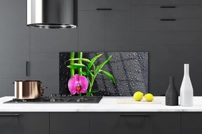 Szkło Ozdobne do Kuchni Bambus I Rosa O Poranku