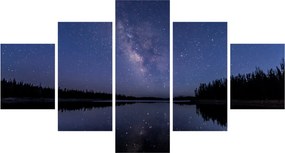Obraz nocnego nieba (125x70 cm)