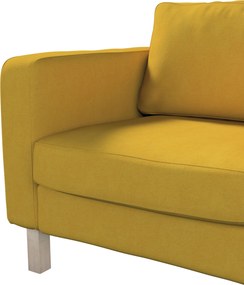 Pokrowiec na fotel Karlstad kolor żółty tkanina strukturalna