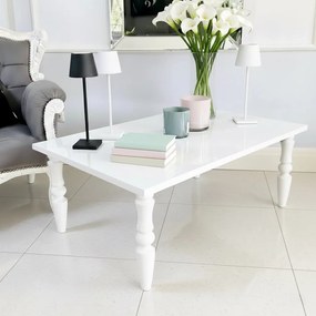 Stolik kawowy, biały