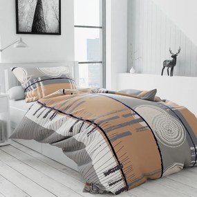 PrzytulneMieszkanie.pl PrzytulneMieszkanie.pl Bawełniana pościel PINIA szara Rozmiar pościeli: 70 x 90 cm | 140 x 200 cm