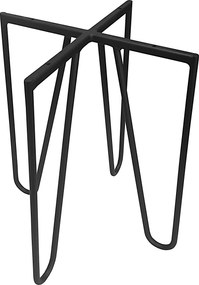 Taboret Venus tkanina Welur stelaż metalowy STOŁEK LOFT : Kolor Stelaża - Czarny , Kolor tkaniny - VELVET - MG19, Typ tkaniny - Velvet