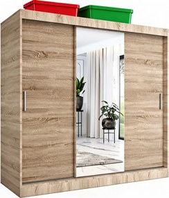 Szafa przesuwna dąb sonoma 200 cm G4-M64