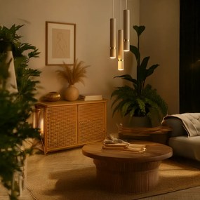 Lampa wisząca kaszmir złoty JOKER CASHMERE/GOLD 3xGU10 (koło)