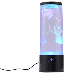 Lampa z rurką bąbelkową czarna 30 cm z LED RGB - Dweller Nowoczesny Oswietlenie wewnetrzne