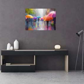 Obraz na szkle - Deszczowy dzień (70x50 cm)