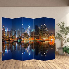 Parawan - Manhattan nocą (210x170 cm)
