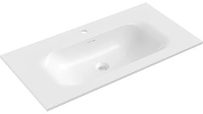 Mexen Vela umywalka wpuszczana w blat 91 x 46,5 cm, biała połysk - 25239000