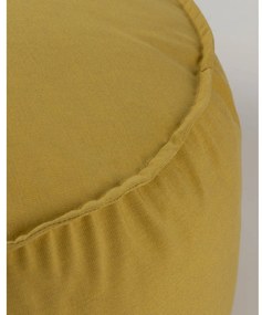 Musztardowy puf Nedra – Kave Home