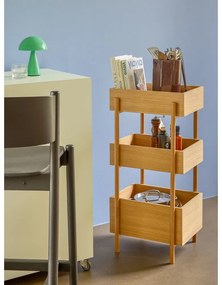 Konsola z litego drewna dębowego 34x43 cm Stack – Hübsch