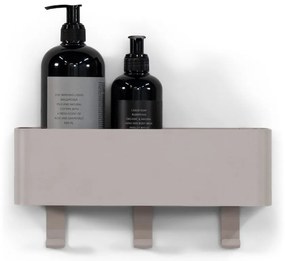 Szarobrązowa ścienna stalowa półka łazienkowa Multi – Spinder Design