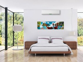 Obraz- Raj na ziemi (170x50 cm)