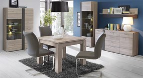 Niska witryna z ryflowanym dekorem Locarno 521