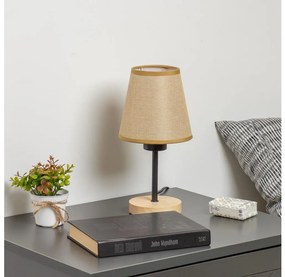 Brilagi - Lampa stołowa NUBILA WOOD 1xE27/25W/230V dąb/jasnobrązowy