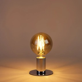 Zestaw 5 żarówek LED E27 z 3-stopniowym ściemnianiem, G95, szkło złote, 5W, 380lm, 2200K