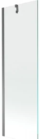 Mexen Next parawan nawannowy 1-skrzydłowy 60 x 150 cm, transparent, gun metal - 895-060-000-00-00-95