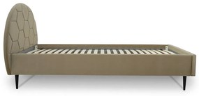 Beżowe łóżko dziecięce 120x200 cm Mercury – Scandic