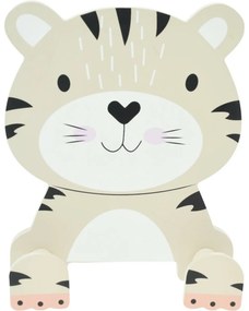 Hatu Dziecięcy haczyk Tygrys, 14 x 17 x 4,5 cm,MDF