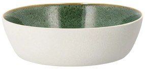 Biało-zielona kamionkowa miska 850 ml Gastro White/Green – Bitz