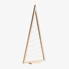 Choinka Z Drewna Sosnowego Elwood Brąz Drewna & ↑100 Cm - Sklum