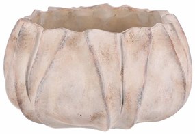 Osłonka betonowa na doniczkę L, beżowy, 30 x 17 cm, 30 cm