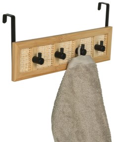 Wieszak na drzwi ALLEGRE BAMBOO, 4 haczyki, WENKO