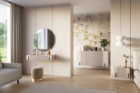 Komoda Malmi 150 cm wisząca - kaszmir / czarny