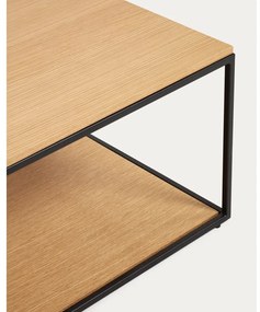 Stolik z blatem w dekorze dębu w naturalnym kolorze 60x110 cm Yoana – Kave Home