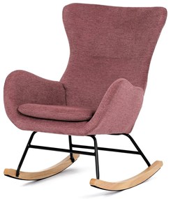 Fotel bujany PINK2, różowy