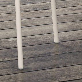 Outsunny Zestaw 4 krzeseł ogrodowych Składane Szare z oparciem Podłokietniki do 120 kg | Aosom PL